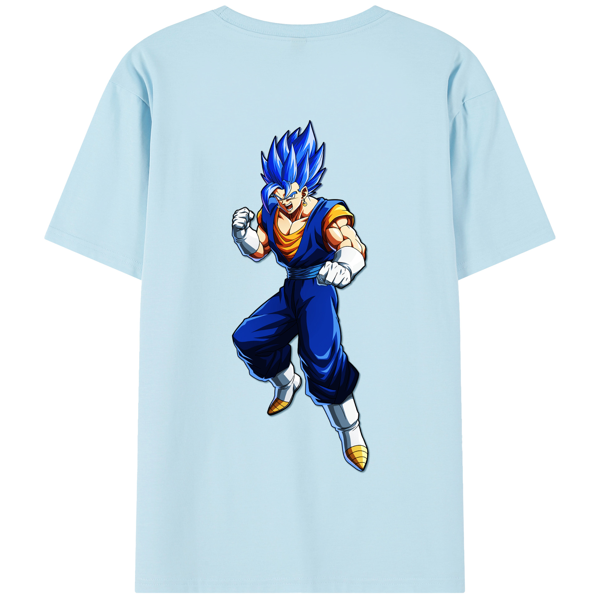 （画像用） ドラゴンボール ベジット DRAGON BALL Vegetto 綿100％半袖Tシャツ（背面プリント）